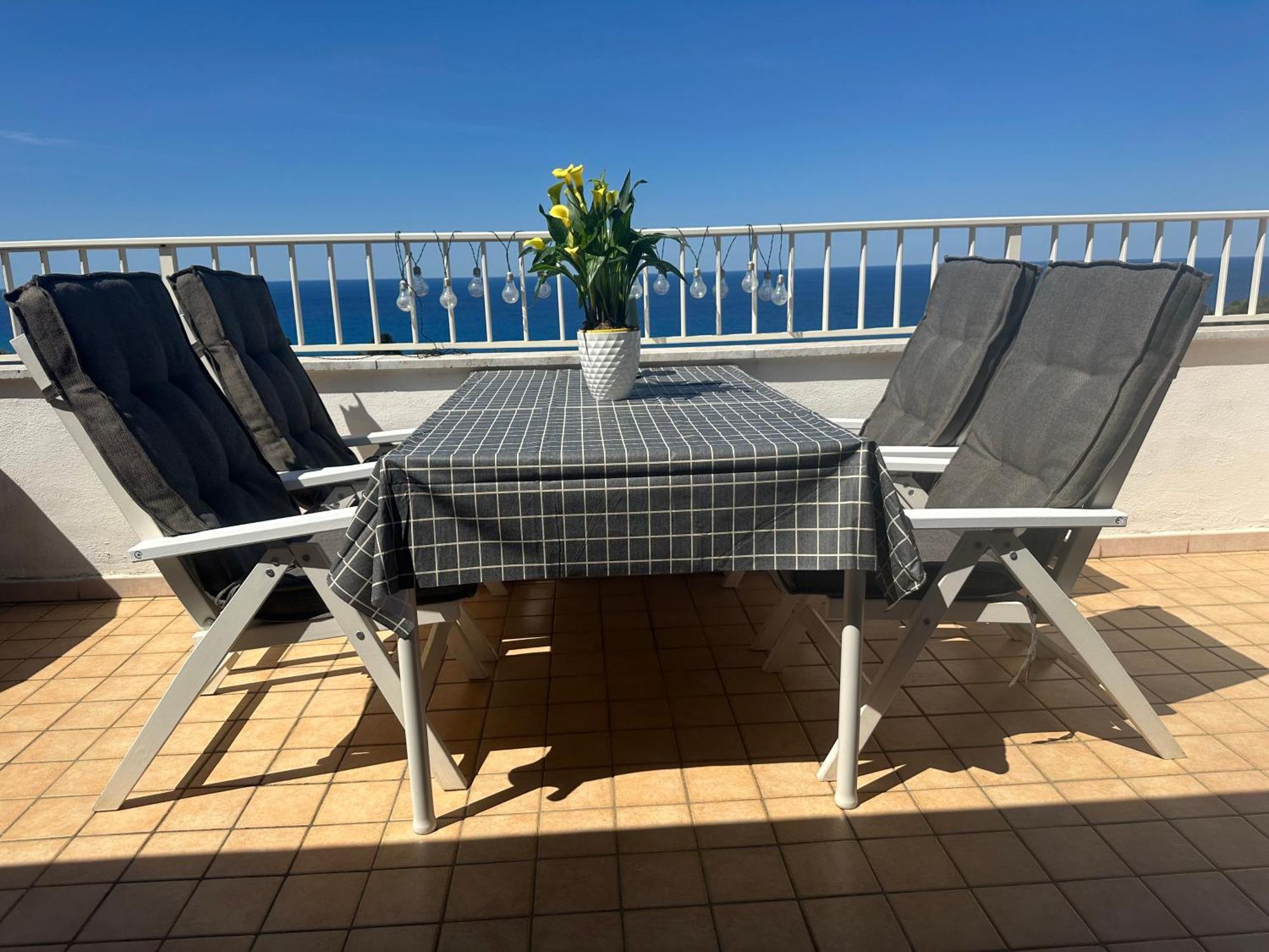 Apartment With Sea View Тропея Экстерьер фото
